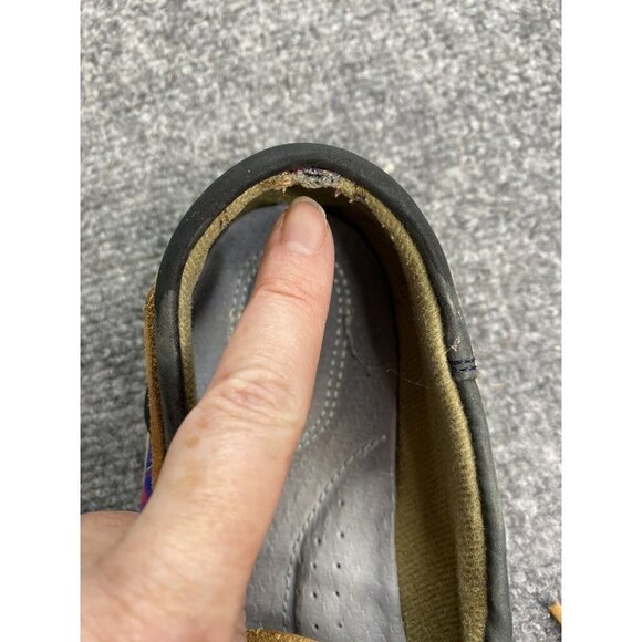 Sperry Boat Shoes Womens 9‎ M Bluefish Plaid 2 Slip On Loafers 9353657 Blue Pink - Picture 15 of 16